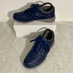 Propet Washable Walker Navy Blue Leather Sneakers Women’s Size 10 M(B)